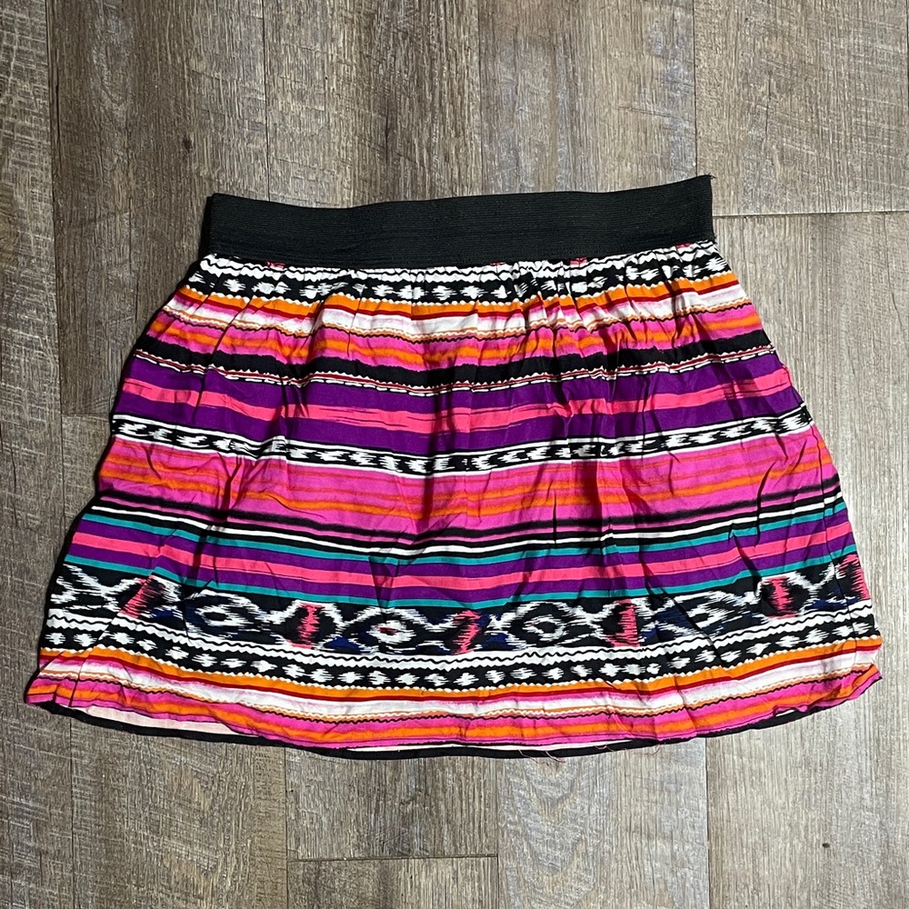 Forever 21 Multicolor Striped Mini Skirt